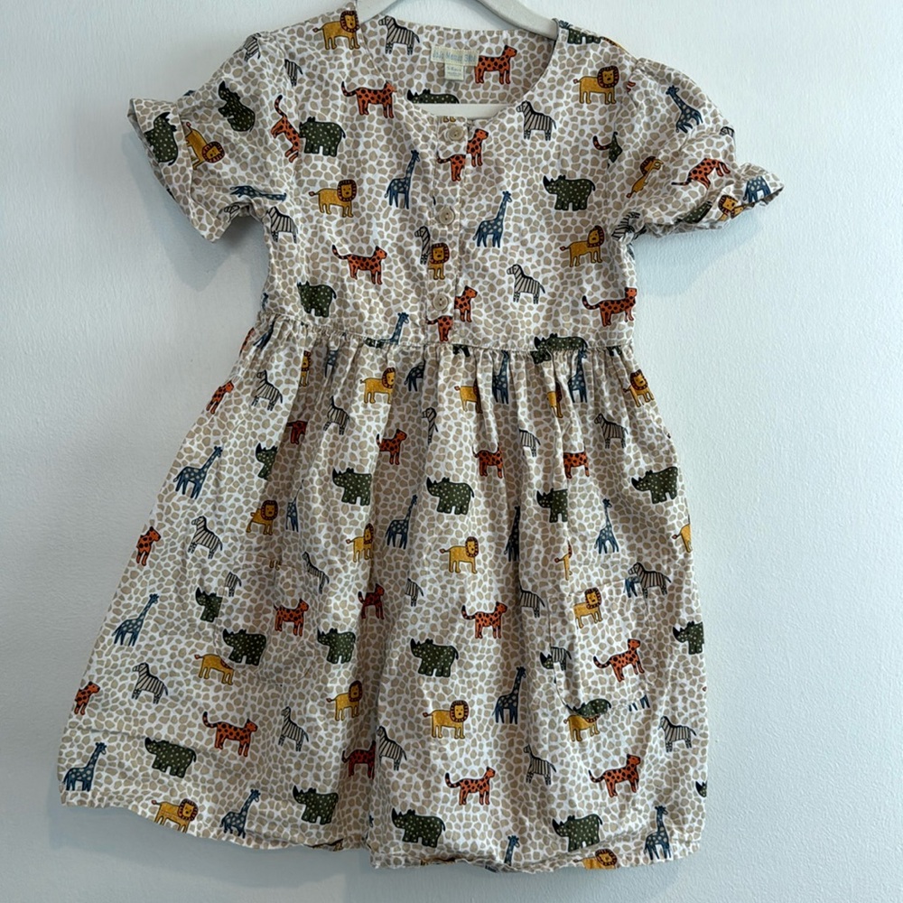 JoJo Maman Bene Animal Dress size 5-6